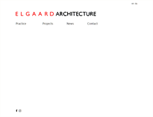 Tablet Screenshot of elgaardarchitecture.com